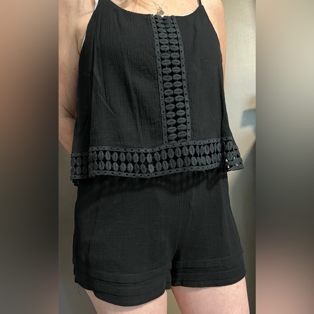 From MY closet: black summer jumpsuit